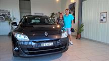 Familie Affolter aus Attiswil mit ihrem Renault Megane Kombi